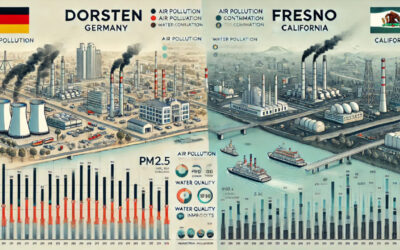 Dorsten vs Fresno Pollution Comparison Chart