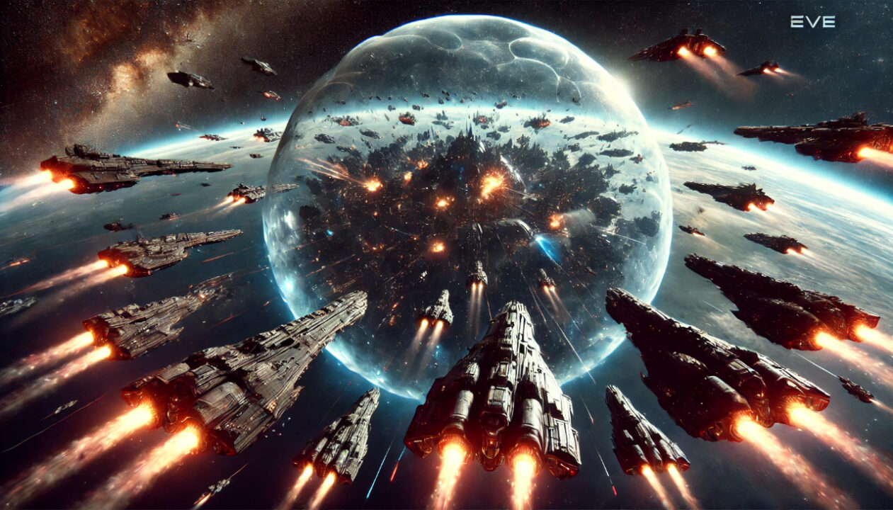 Eve online battleship fleet lost to ncp bubbled by goons