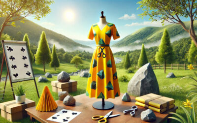 Rock Paper Scissors Yellow Dress